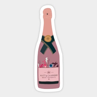 Champagne bottle Sticker